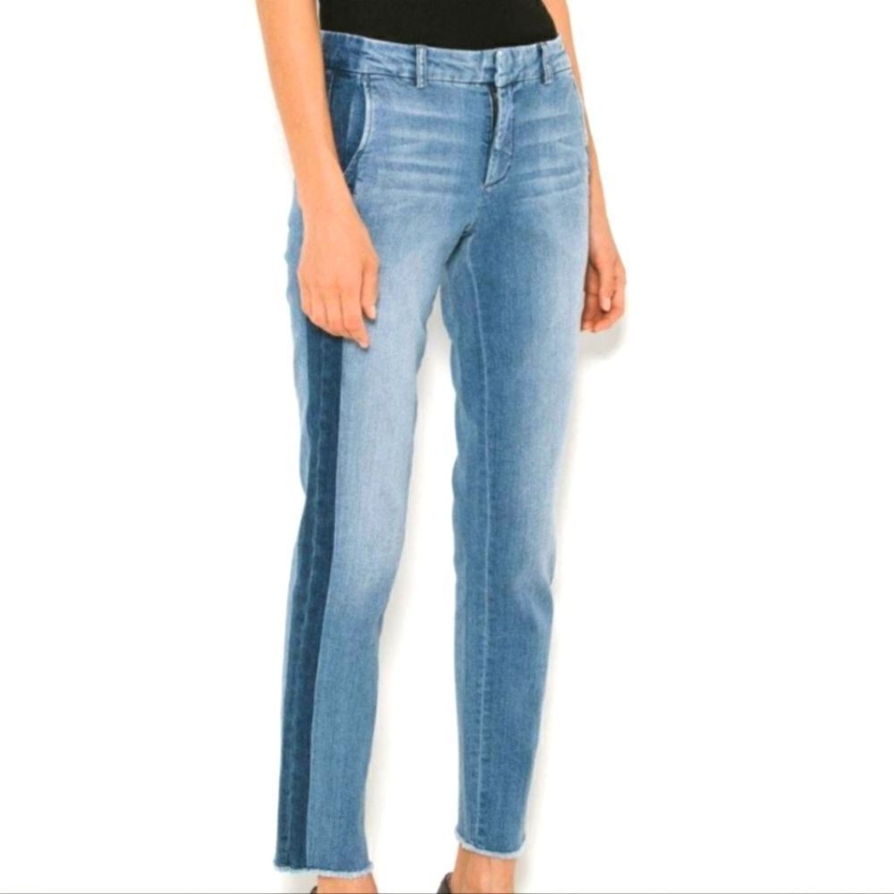 Vince Strapping Sunset Blvd Tuxedo Stripe Jeans, 26